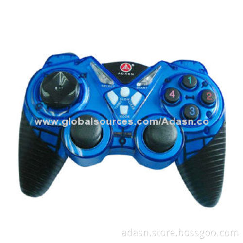 2.4G Wireless PC USB Game Pad with Dual Shock, New Design Fashionable, Various Color/Factory Price